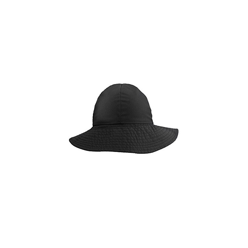 Black Reversible Rain Or Sun Style Bucket Hat Black