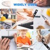 Inkurie 8 Pcs Geometry Set, Aluminum Alloy Metal Drafting Ruler
