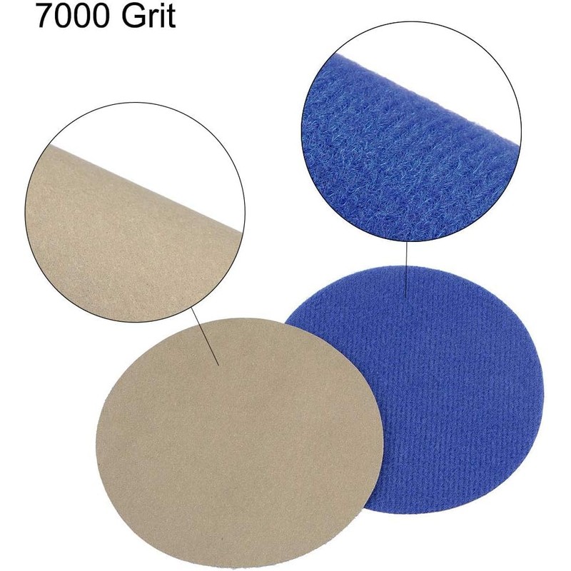 TA-VIGOR 30Pcs 75mm Wet and Dry Sanding Discs, 7000 Grit