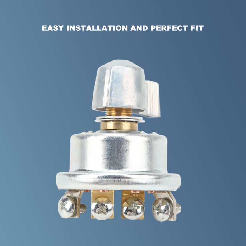 50A 12V Heavy Duty Rotate Switch Metal 3 Buttons Rotate