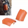 Unbranded Orange Front Caliper Screen Inserts For Harley Touring Electra