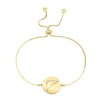 GEMISTRY 14k Gold Over Brass Capricorn Zodiac Crystal Bracelet with