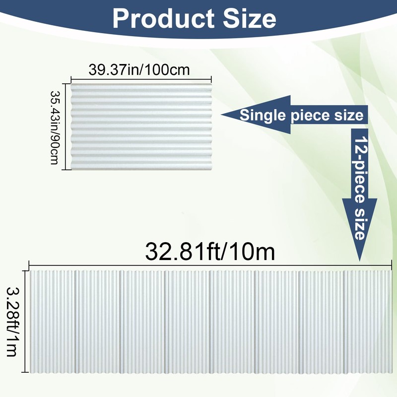 Clear Polycarbonate Roofing Sheet, Splicable Corrugated Plastic UV Resistant Greenhouse