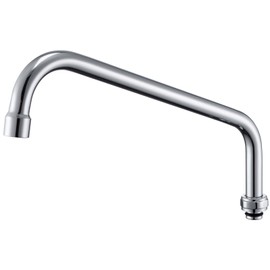 Lanceler 8 Inches Swivel Swing Nozzle Spout Replacement Kit for Commercial Faucet Wall Mount Kitchen Faucet Swing Nozzle Replacement