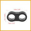 Partuto AN10 Car Hose Separator Aluminum Clamp Fuel Line Adapter