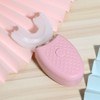 Household Ultrasonic Rechargeable Silicone U shaped Electric Toothbrush Teeth Whitening
