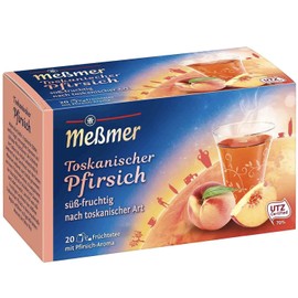 Meßmer Country Tea | Tuscan Peach | 20 Tea Bags | Gluten Free | Lactose Free | Vegan