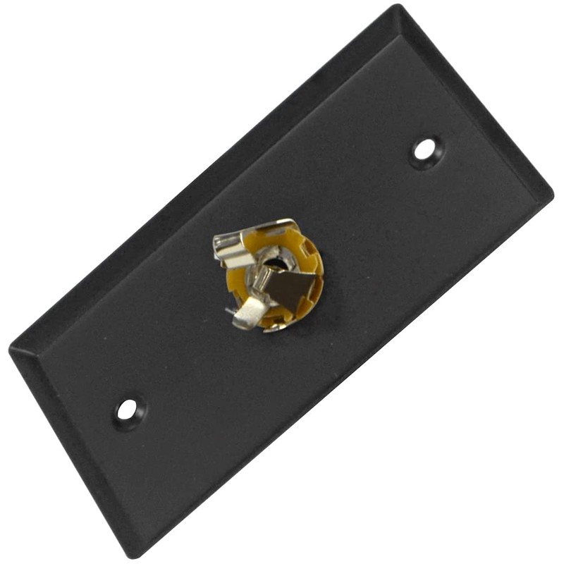 Seismic Audio - SA-PLATE44 - Black Stainless Steel Wall Plate