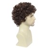 Traqur Short Curly Wig for Men,Pelucas Para Hombres,Buddy the Elf