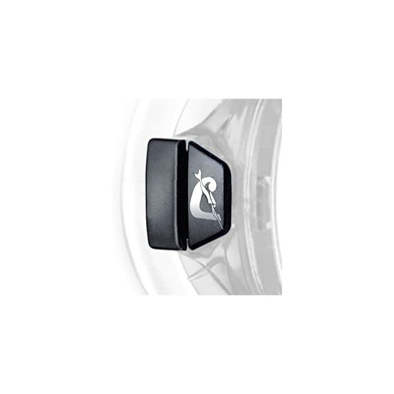 Cressi Onda/Ondina/Perla/Perla Jr/Sirena/Sirenetta/Piumetta Buckles Mask - Transparent, Black
