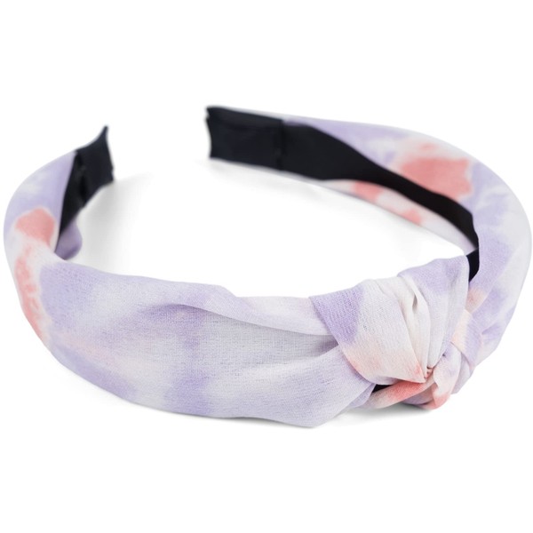styleBREAKER Ladies Fabric Headband with Colourful Batik Gradient Pattern, Twist