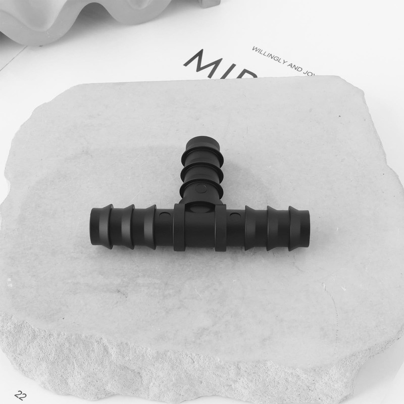 Briny River 4pcs Tee Hose Joiner Pipe Hose Pipe T-Shaped