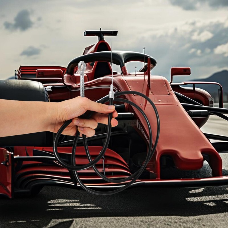 iplusmile 1set Throttle Cable Kit Spring Compatible Engines Easy Installation