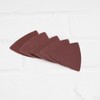 VGOL 50pcs Multi Tool Accessory Triangle Sandpaper 8080mm Gravel 40/60/80/120/240