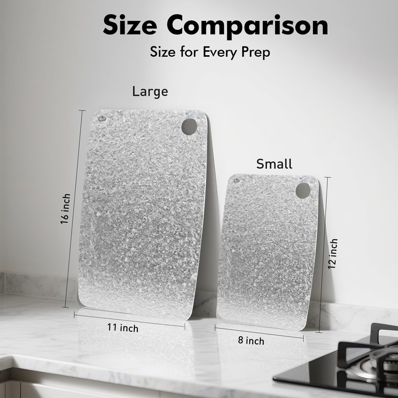 Titanium Cutting Board, 100% Pure Titanium Chopping Board for Kitchens,
