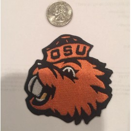 Unbranded OSU Oregon State Beavers vintage iron on embroidered patch 3" x  3”