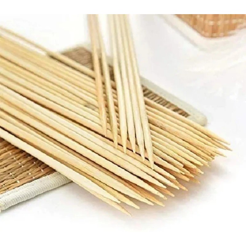 Jands Palillos Para Brochetas Palo De Bambú Madera 30cm 90pzs