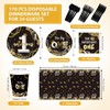 170 Pcs The Notorious One Birthday Party Decoratios for Boys,