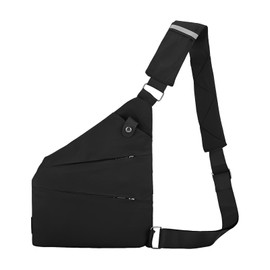 ZesNxj Women's Anti-Theft Bag, Anti-Theft Bag, Waterproof Scratch-Resistant Chest Bag, Anti-Theft Bag, Lightweight, Large Socket, Security Bag for Men