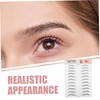 Ipetboom Waterproof Brow Sticker 5pcs Temporary Eyebrow Stickers for Women