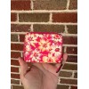 Coach BN Coach Small Trifold Wallet With Vintage Daisy Script