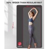 HAPBEAR Extra Large Yoga Mat - 72"x48"x8mm (1/3 inch), Non-Slip,