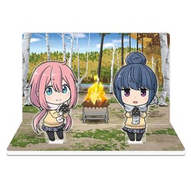 Yurucamp Acrylic Diorama B (Nadeshiko & Rin)