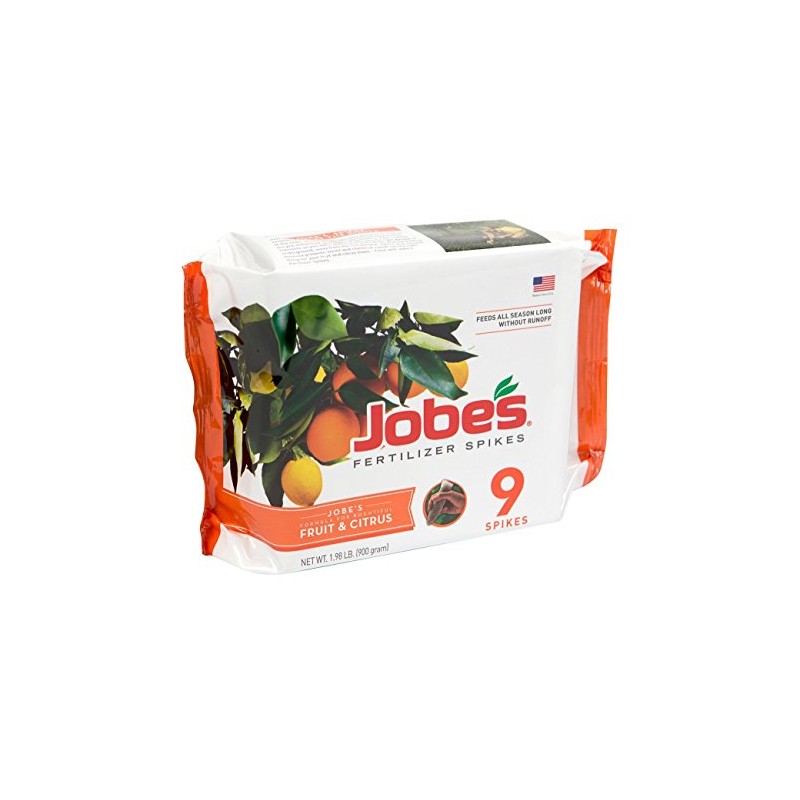 Jobe’s Fruit & Citrus Fertilizer Spikes 8-11-11Time Release Fertilizer for