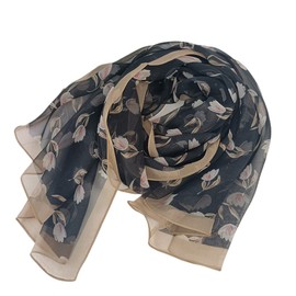 FAIRYGATE Halstücher für Damen Chiffon Schal Seidentuch Scarf Seidenschals Shawl Satin Silk Cloth Abendkleid Festlich Hochzeit Braut Seidenschal 64011