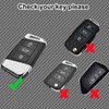 Ruayia Autoschlssel Hlle Kompatibel mit VW, TPU Silikon Schlsselhlle Cover