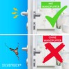 SilverRack® Door Stop Door Handle Buffer, Transparent [Pack of 20]