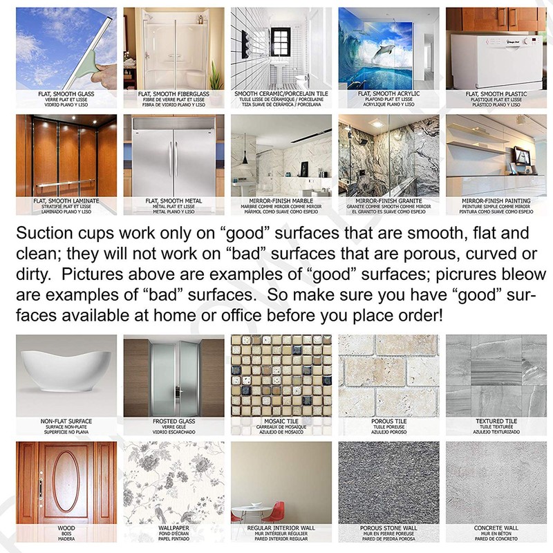 YYST Suction Cup Hook Cleat for Pet Dog & cat