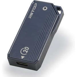 RIITOP M.2 NVMe SSD Enclosure 20Gbps, NVMe to USB3.2 Gen2X2 Reader Mini M.2 SSD Enclosure Only for NVMe M Key SSD Size 22 x 30 mm