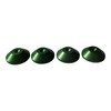 PrecisionGeek 4 x Anodised Aluminium Green Tapered Speaker Pads with