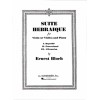 Bloch Suite Hebraique Viola and Piano Sheet Music NEW 050286080