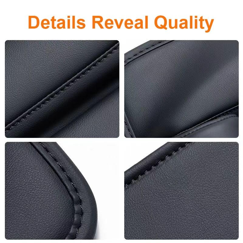 Car Leather Cup Holder Gap Bag for Mobile Phones Glasses