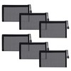 besharppin Mesh Makeup Pouch, 6-Pack Makeup Pouch, Cosmetic Storage, Small