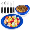 2 Sets Adaptive Utensils Bowl and Plate Set Adaptive Self