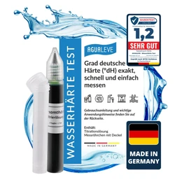 AGUALEVE Water hardness test - measure total hardness quickly and easily