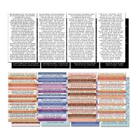 QEDBOJE 16 Sheets Vintage Scrapbook Accessory Set, Bronzing Scrapbook Stickers, Sticker Sayings, Bullet Journal Accessories for DIY Journaling Scrapbook