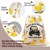 LANBAIHE Ducks Ducking Drawstring Bag, Rubber Duck Bag, Reusable Rubber