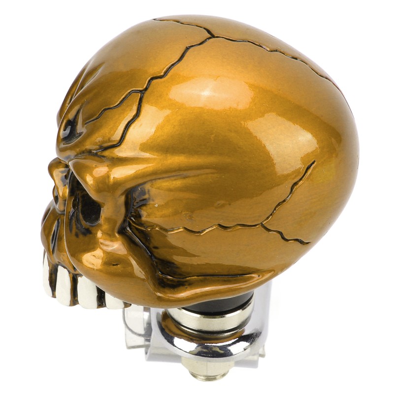 Steering Wheel Spinner Knob Skull Shape Universal Power Handle for