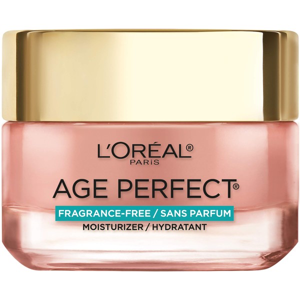 L’Oréal Paris Age Perfect Rosy Tone Anti-Aging Face Moisturizer, Renew & Revive Healthy Tone, Fragrance Free, 1.7 oz