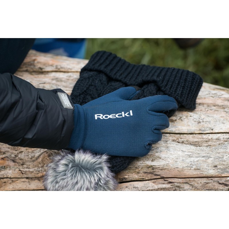 Roeckl Sports equestrian gloves WELDON, winter riding glove, berry 8