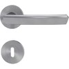 Griffwerk Door Handle Set Crystal Stainless Steel Matt BB