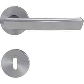 Griffwerk Door Handle Set Crystal Stainless Steel Matt BB