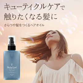 Herbal Leaf Organic Hair Oil, Non-Rinsing Outbust Treatment, Clear Savon Scent, 3.4 fl oz (100 ml)