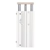 3 Stem Pneumatic Cylinder Aluminum Alloy Double Acting Air Cylinder