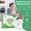 iKubon Laundry Detergent Sheets, No Plastic, Hypoallergenic Laundry sheets, Eco-Strip