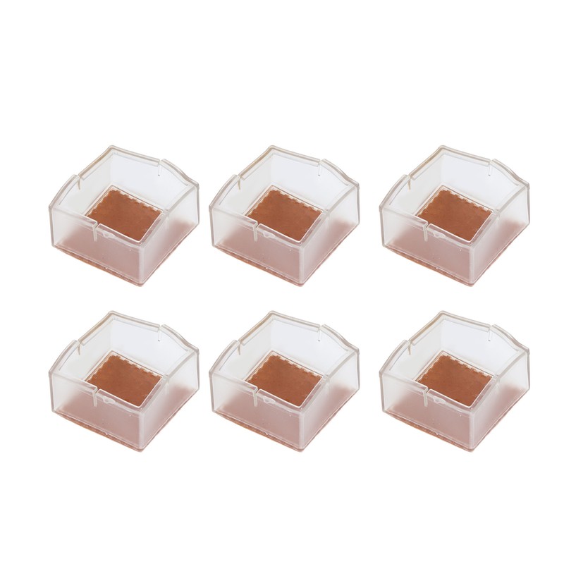 16PCS Chair Leg Floor Protector Anti Slip Silicone Furniture Leg